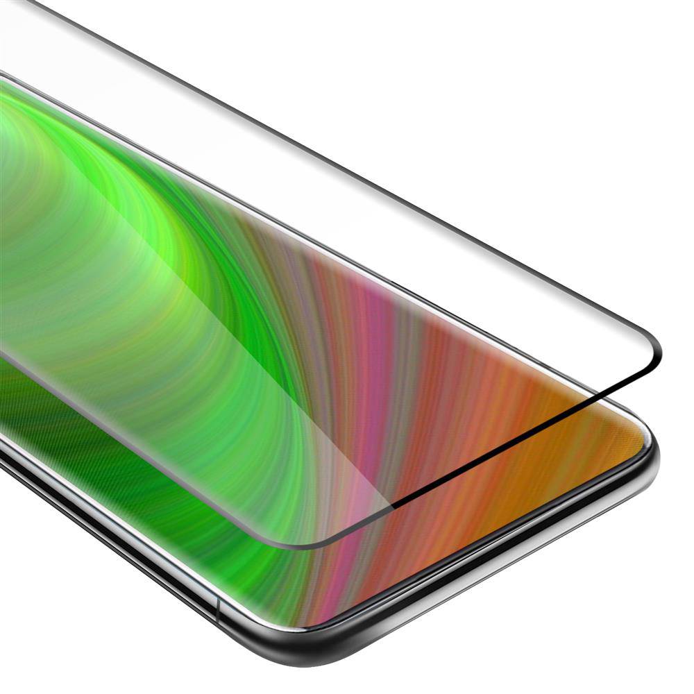 Cadorabo Panzerfolie für OnePlus 7 PRO Schutzfolie in Schwarz Vollbild Folie Tempered Display Schutzglas