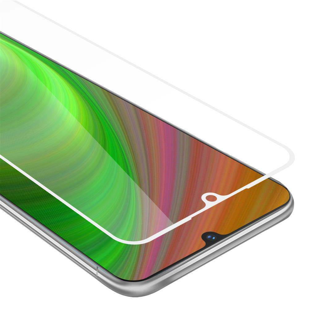 Cadorabo Panzerfolie für Vivo V11i Schutzfolie in Weiß Vollbild Folie Tempered Display Schutzglas