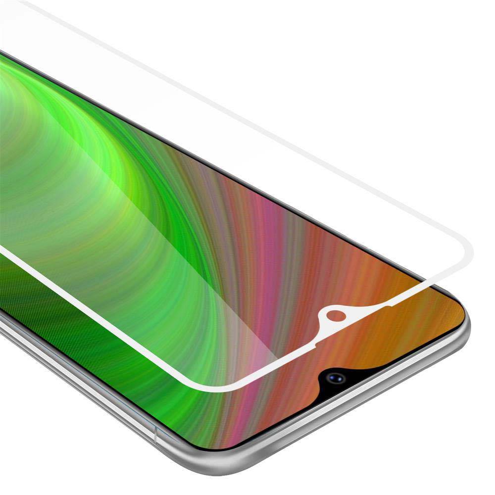 Cadorabo Panzerfolie für Vivo Y95 Schutzfolie in Weiß Vollbild Folie Tempered Display Schutzglas
