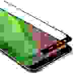 Cadorabo Panzerfolie für Google Pixel 4 XL Schutzfolie in Schwarz Vollbild Folie Tempered Display Schutzglas