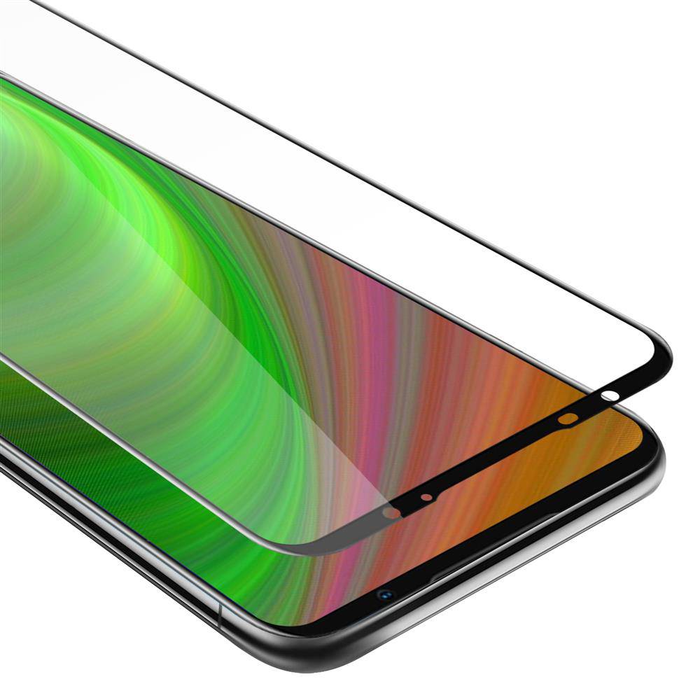 Cadorabo Panzerfolie für MEIZU 16S Schutzfolie in Schwarz Vollbild Folie Tempered Display Schutzglas