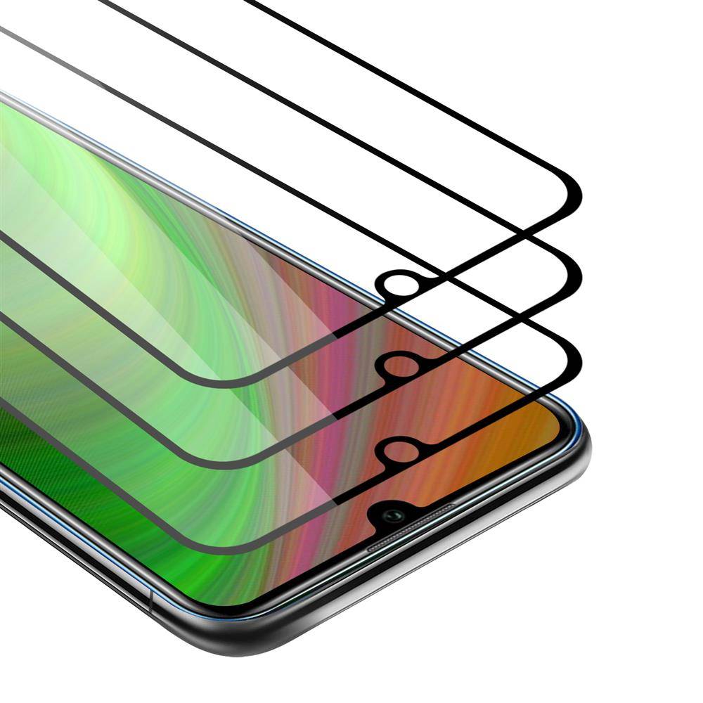 Cadorabo 3x Vollbild Panzer Folie für Honor 20e Schutzfolie in Weiß Tempered Display-Schutzglas
