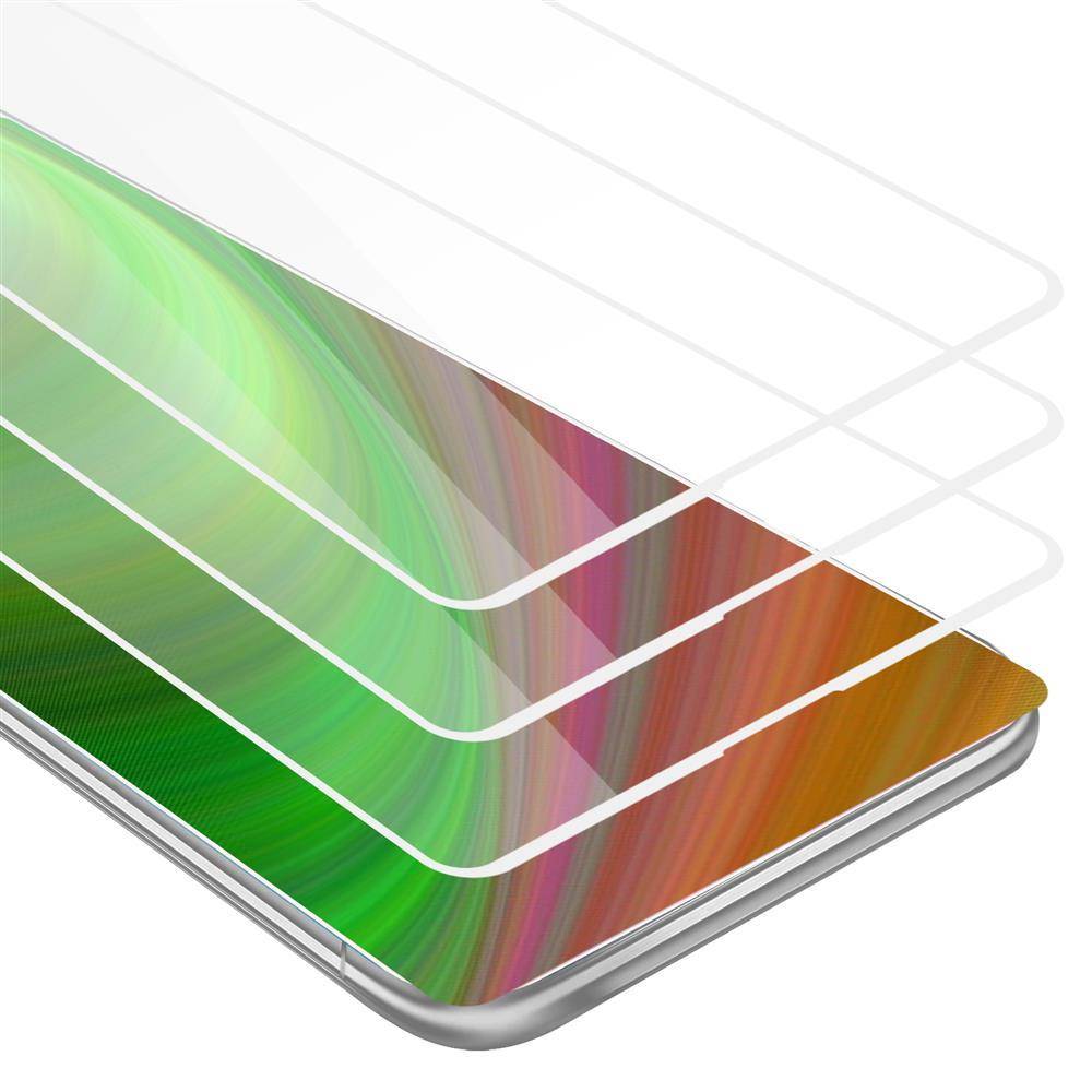Cadorabo 3x Vollbild Panzer Folie für Xiaomi MIX 2S Schutzfolie in Schwarz Tempered Display-Schutzglas