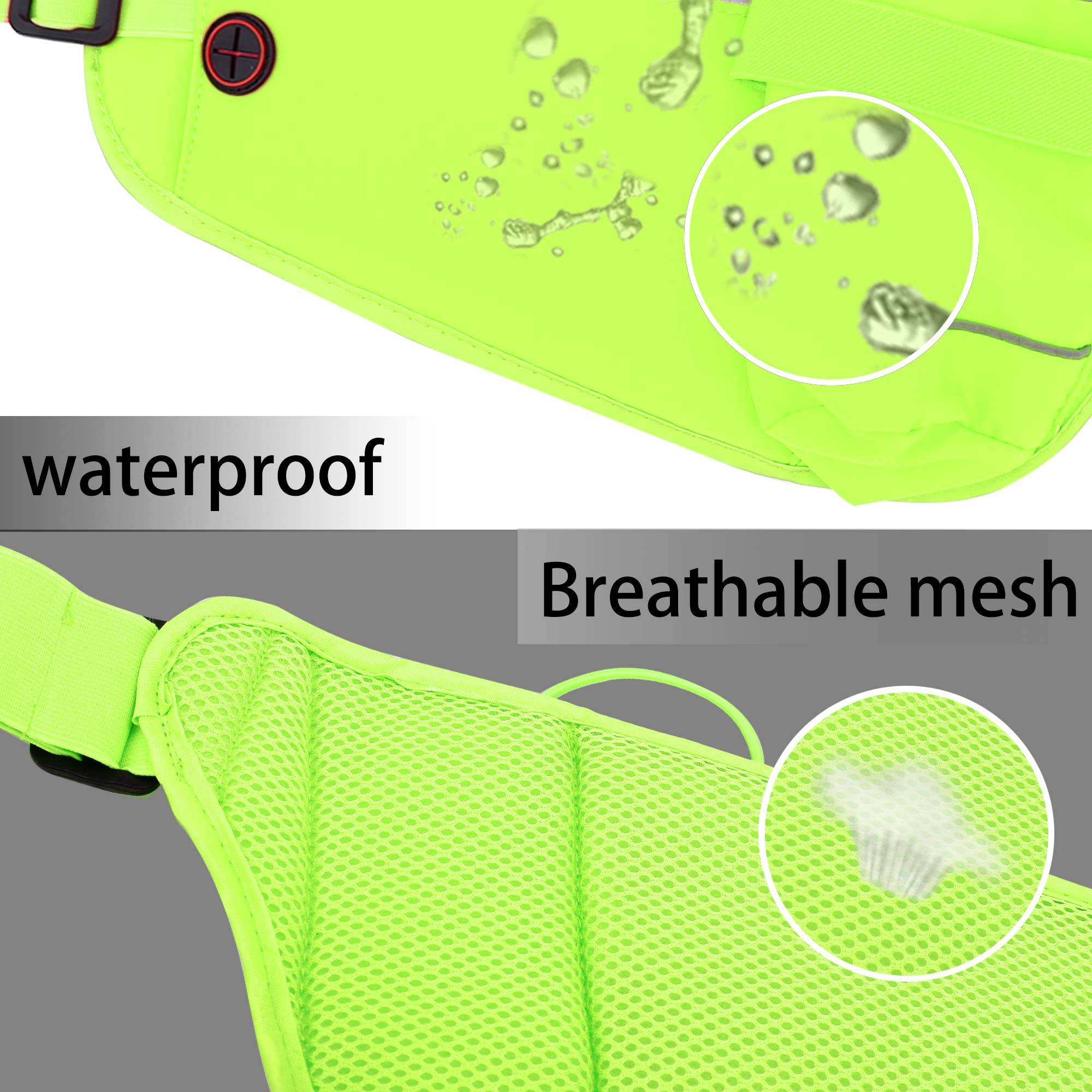 Cadorabo Bauchtasche für Handys in BAMBUS GRÜN - Längenverstellbare Hüfttasche Gürteltasche Handytasche mit Reißverschluss