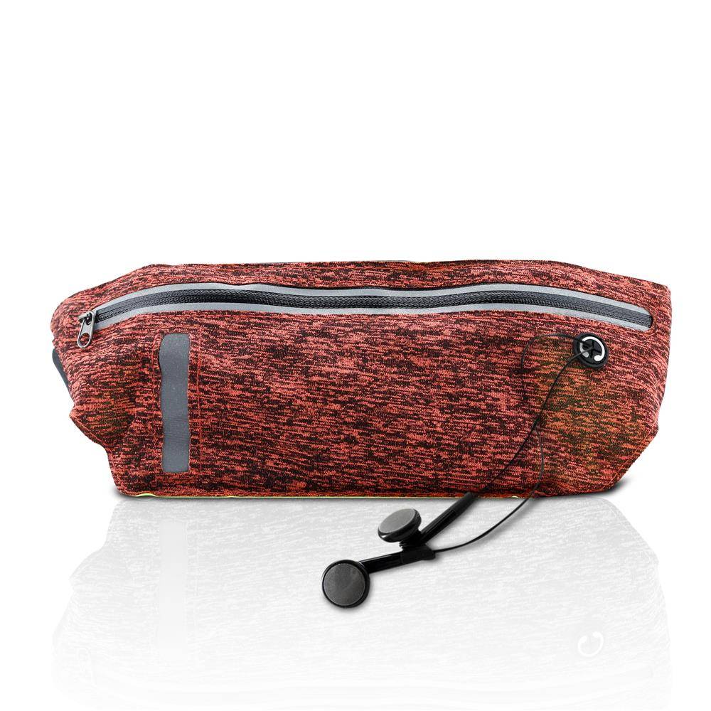 Cadorabo Sport Bauchtasche für Handys von 4.7 - 6.0 Zoll in PINK - Längenverstellbare Touch Smartphone Hüfttasche