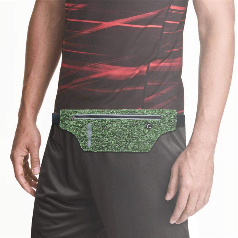 Cadorabo Sport Bauchtasche für Handys von 4.7 - 6.0 Zoll in GRÜN - Längenverstellbare Touch Smartphone Hüfttasche