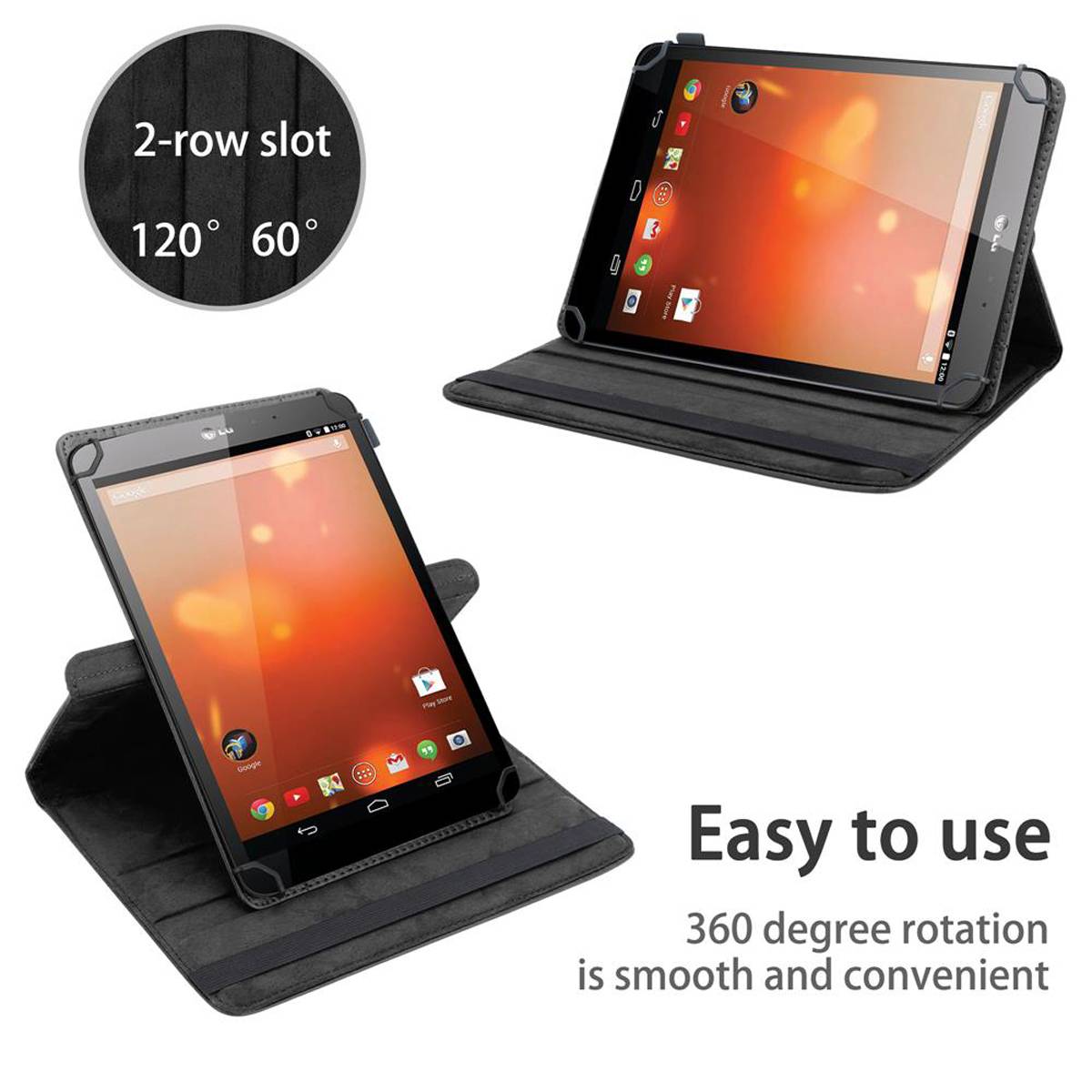 Cadorabo Hülle für LG G Pad 8.3 Schutzhülle in Schwarz 360 Grad Tablet Hülle Etui Cover Case