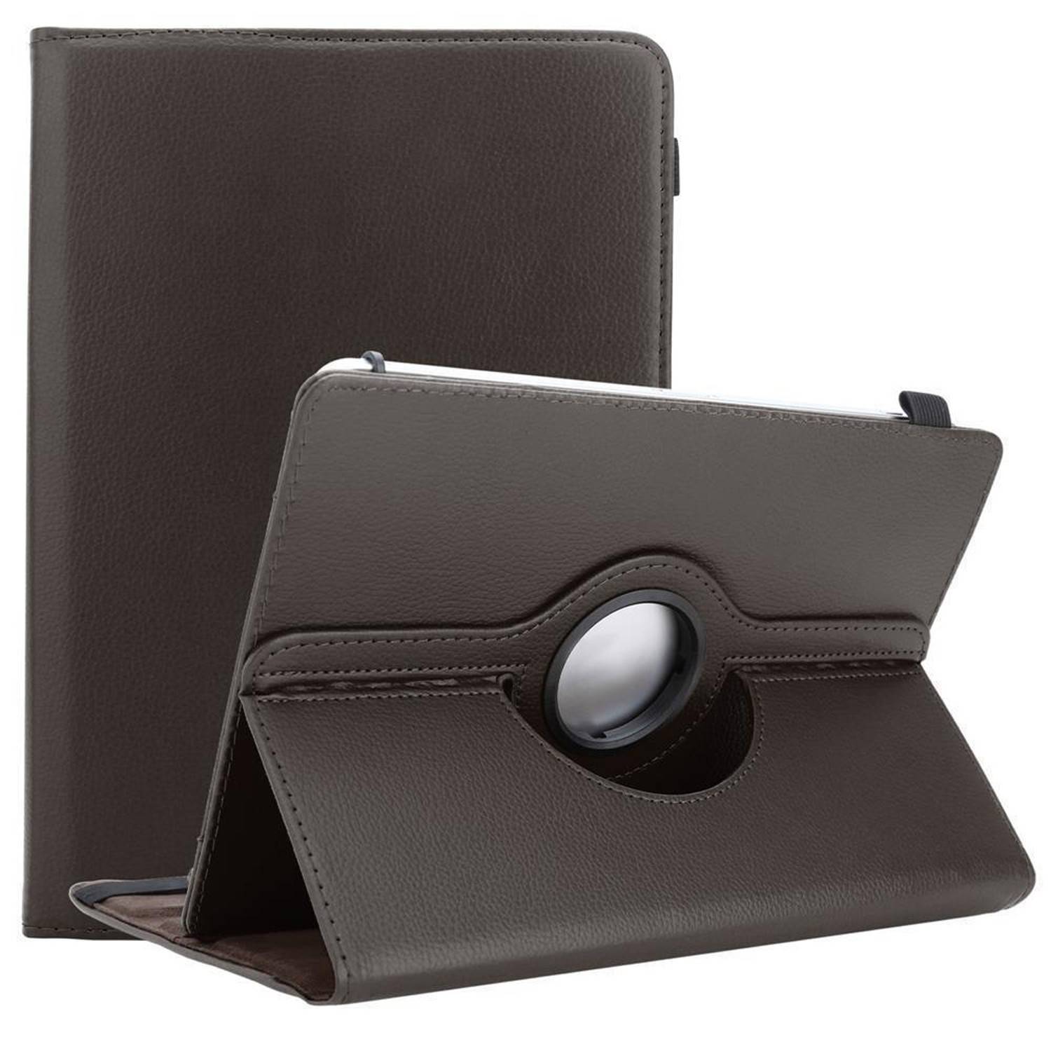 Cadorabo Hülle für Lenovo Tab M10 (10.1 Zoll) TB-X505F Schutzhülle in Braun 360 Grad Tablet Hülle Etui Cover Case