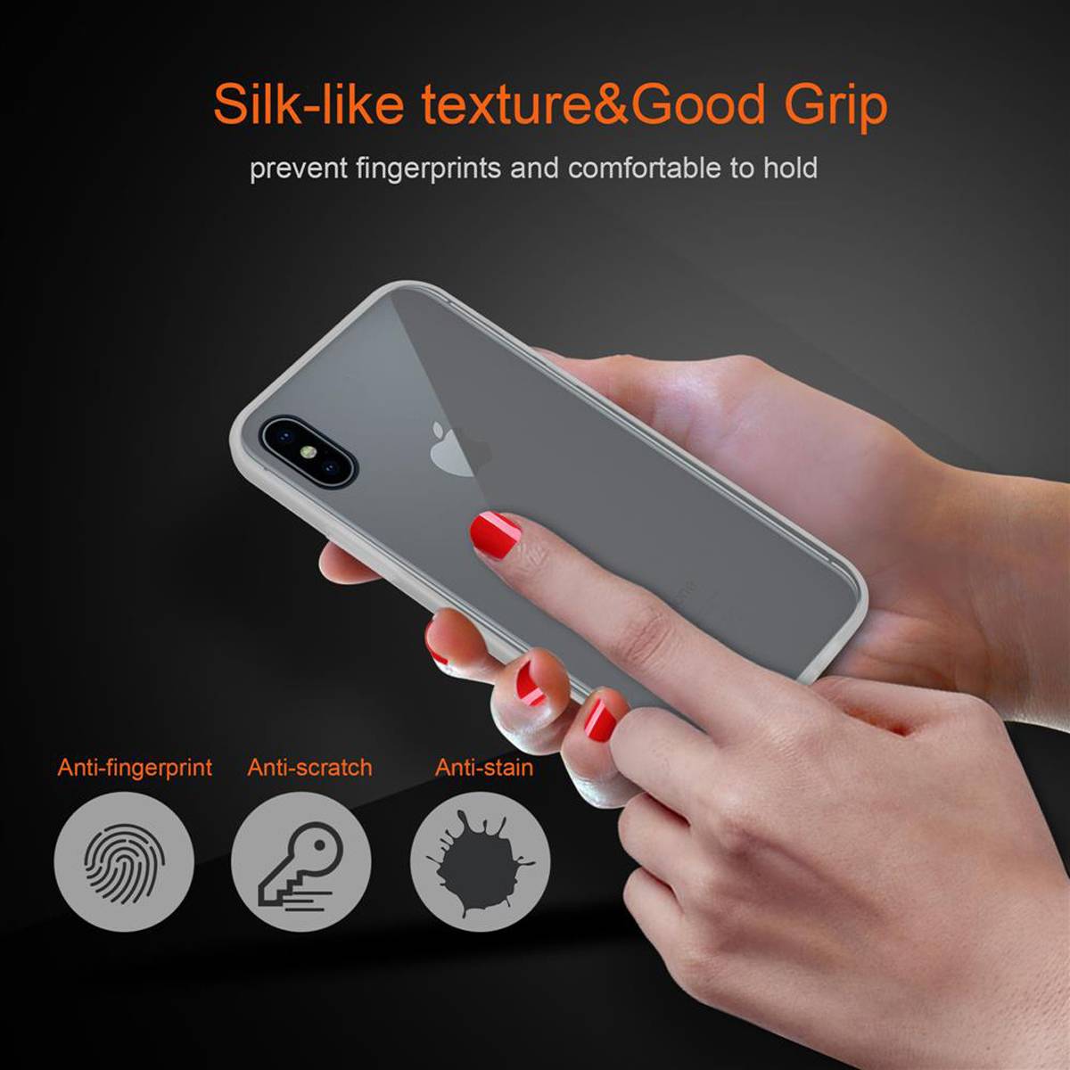Cadorabo Hülle für Apple iPhone XS MAX Schutz Hülle in Transparent Handyhülle Hybrid Schutzhülle Etui TPU Silikon