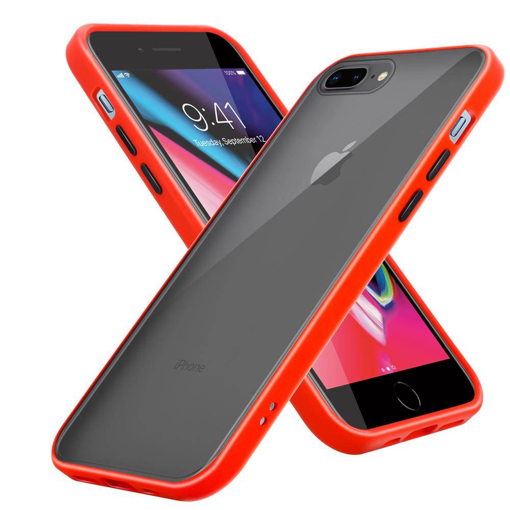 Cadorabo Hülle für Apple iPhone 6 PLUS / 6S PLUS / 7 PLUS / 7S PLUS / 8 PLUS Schutz Hülle in Transparent Handyhülle