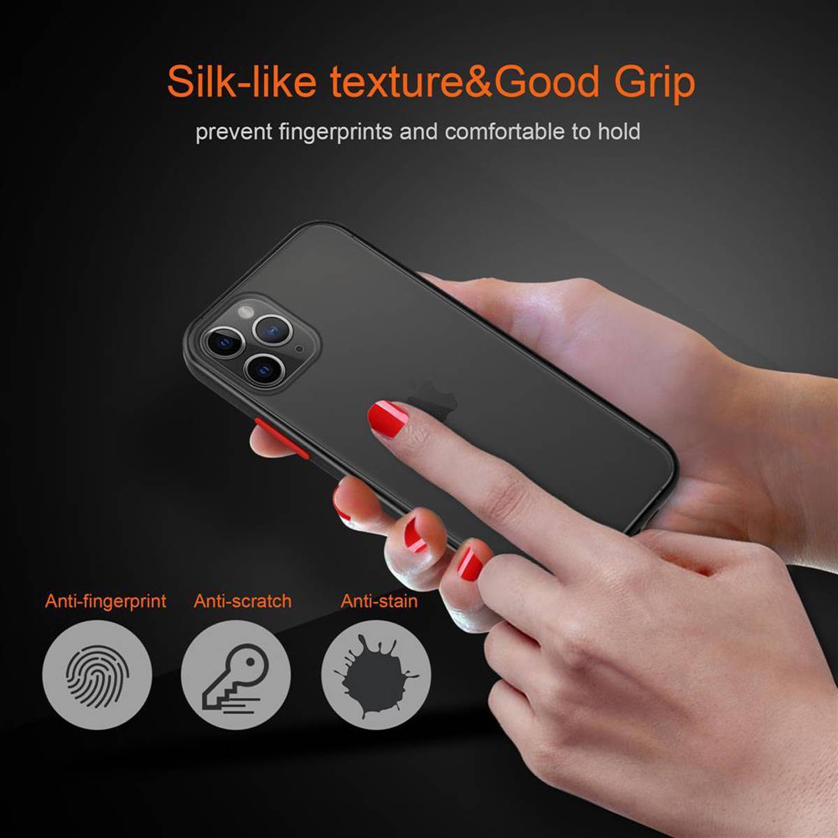 Cadorabo Hülle für Apple iPhone 11 PRO Schutz Hülle in Transparent Handyhülle Hybrid Schutzhülle Etui TPU Silikon