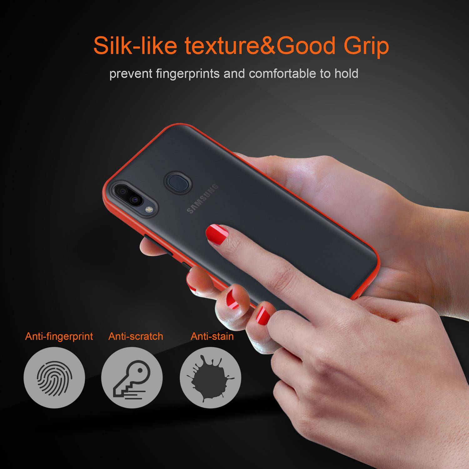 Cadorabo Hülle für Samsung Galaxy M20 Schutz Hülle in Transparent Handyhülle Hybrid Schutzhülle Etui TPU Silikon