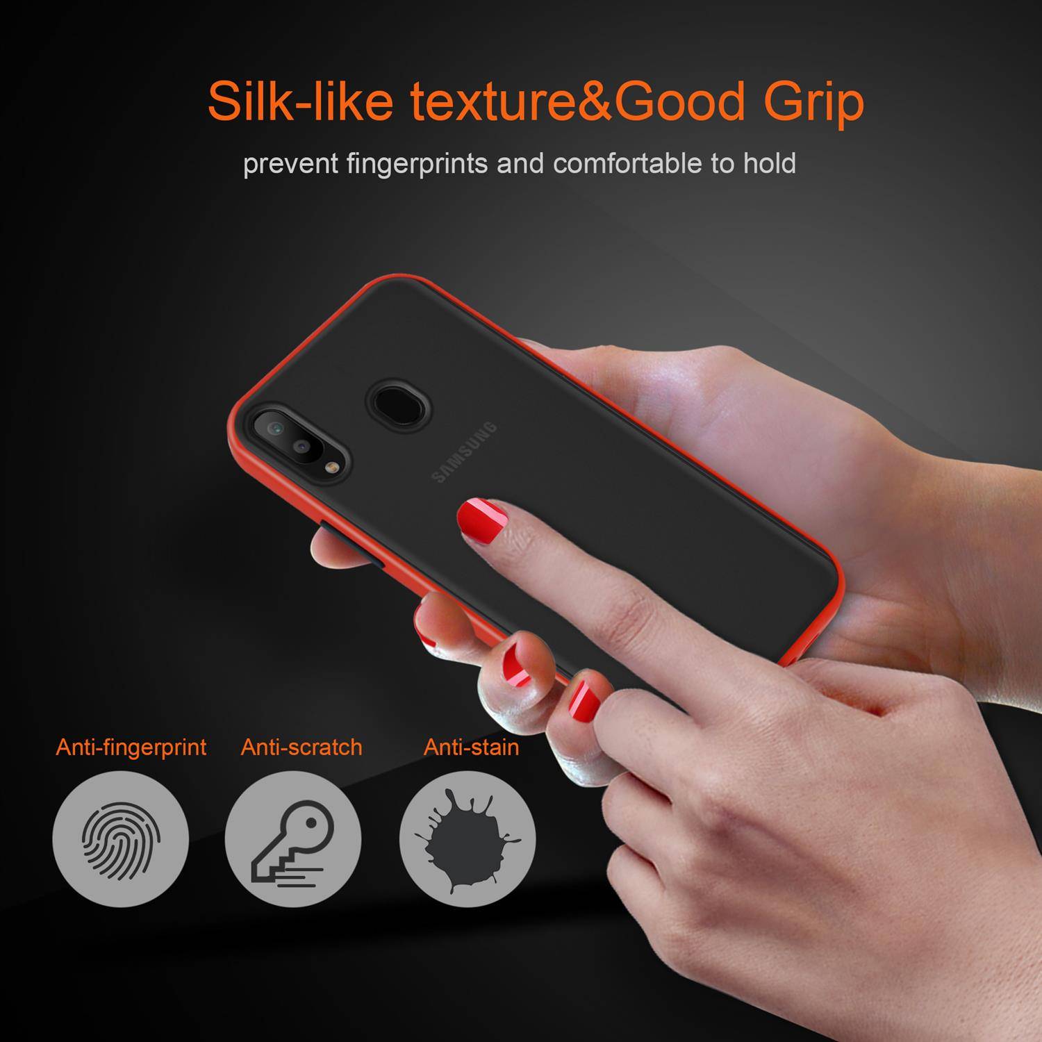 Cadorabo Hülle für Samsung Galaxy M30 / A40s Schutz Hülle in Transparent Handyhülle Hybrid Schutzhülle Etui TPU Silikon