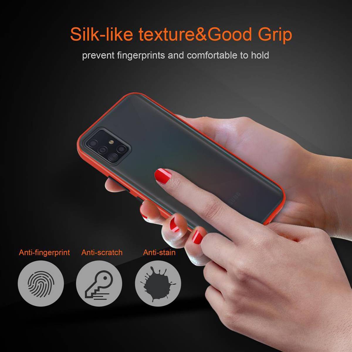 Cadorabo Hülle für Samsung Galaxy A51 4G / M40s Schutz Hülle in Transparent Handyhülle Hybrid Schutzhülle Etui TPU