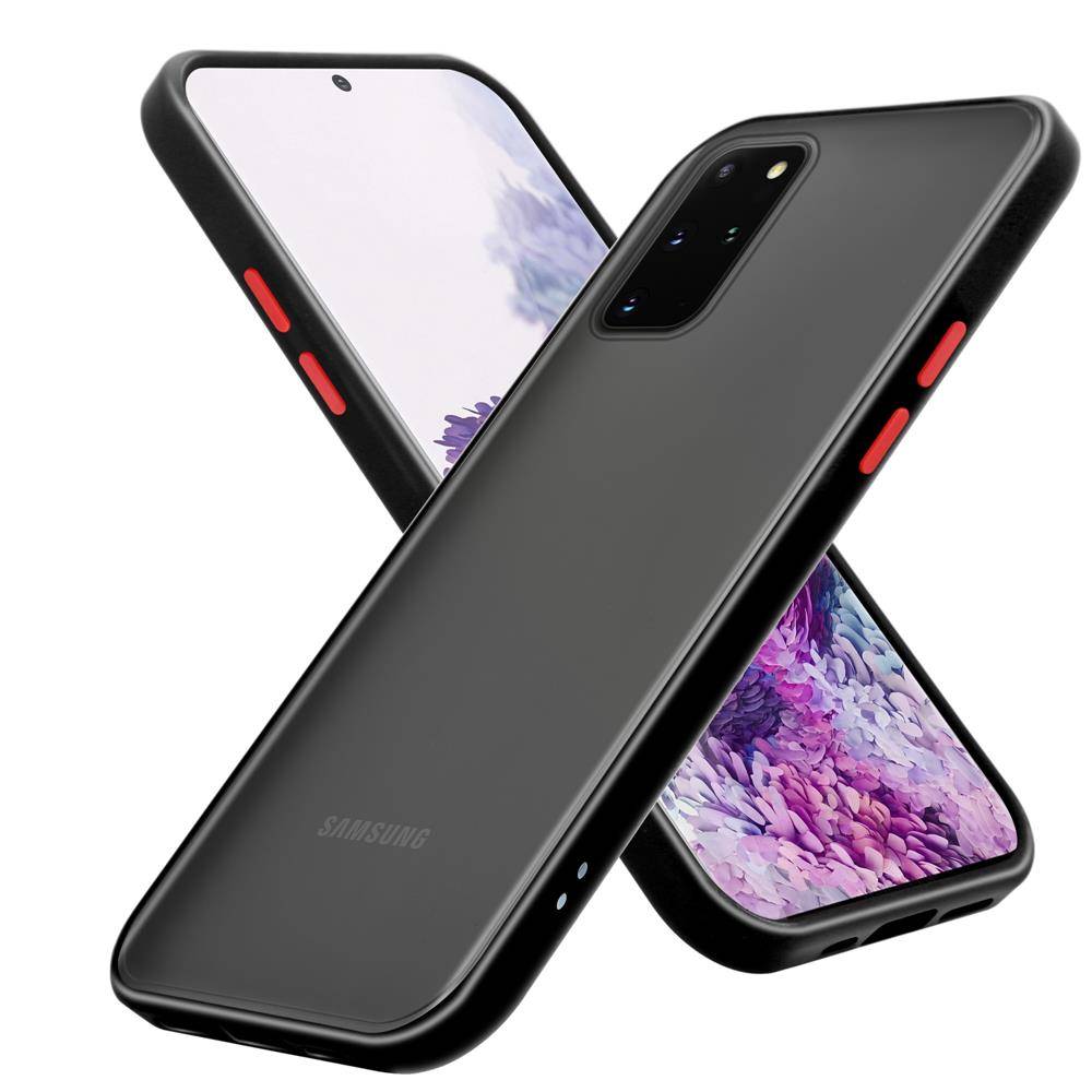 Cadorabo Hülle für Samsung Galaxy S20 PLUS Schutz Hülle in Transparent Handyhülle Hybrid Schutzhülle Etui TPU Silikon