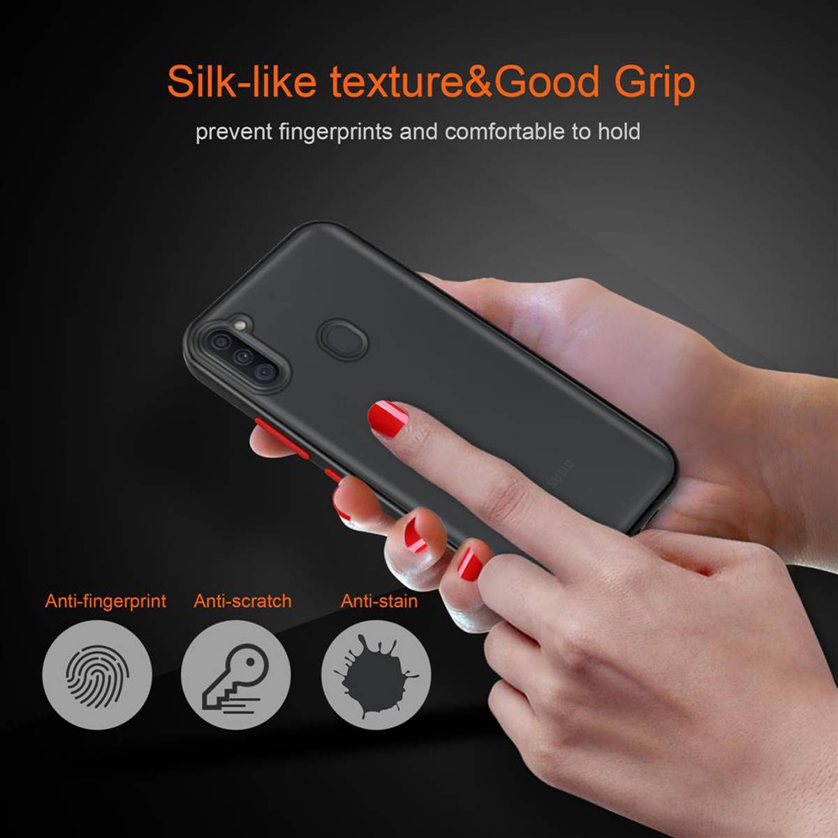 Cadorabo Hülle für Samsung Galaxy A11 / M11 Schutz Hülle in Transparent Handyhülle Hybrid Schutzhülle Etui TPU Silikon