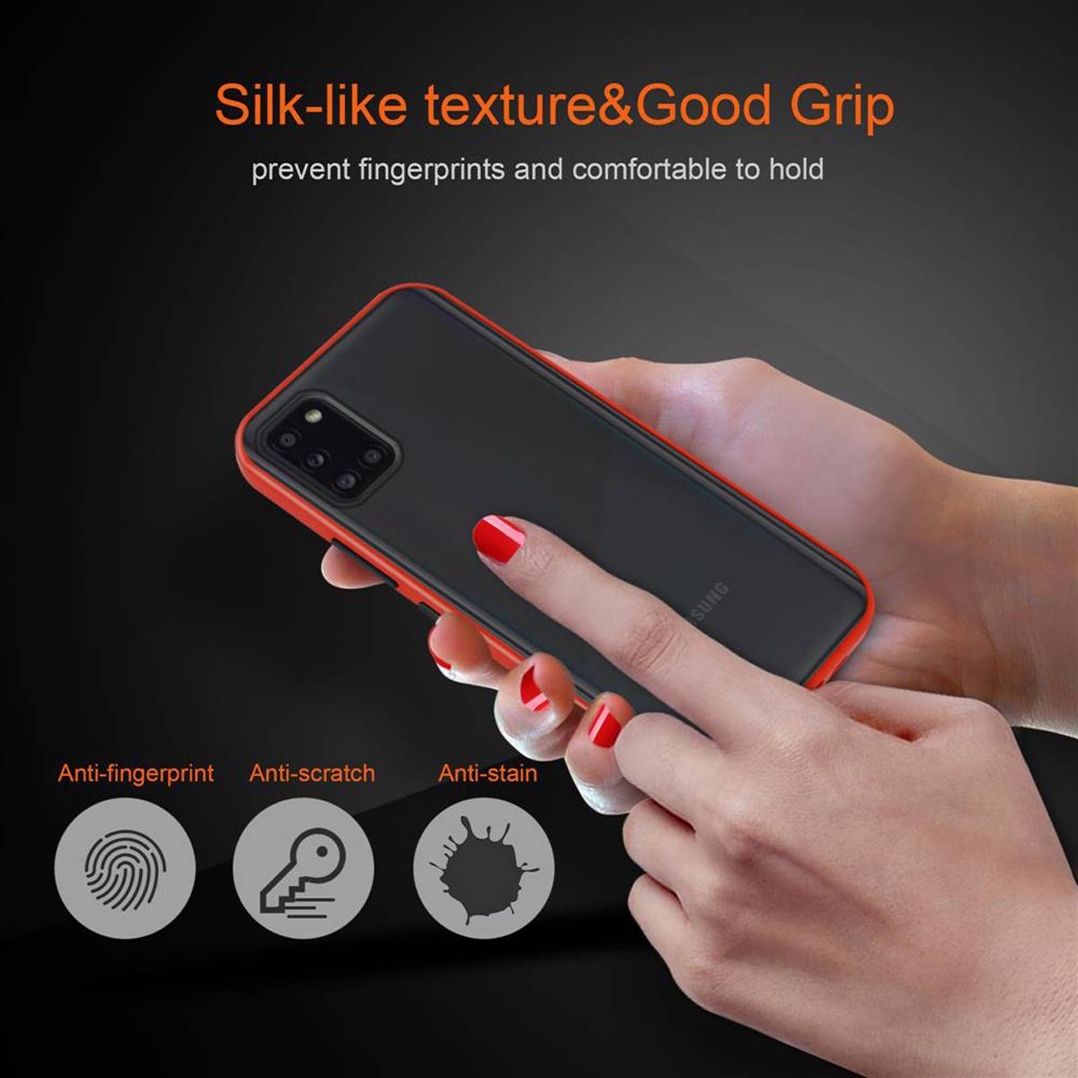 Cadorabo Hülle für Samsung Galaxy A31 Schutz Hülle in Transparent Handyhülle Hybrid Schutzhülle Etui TPU Silikon