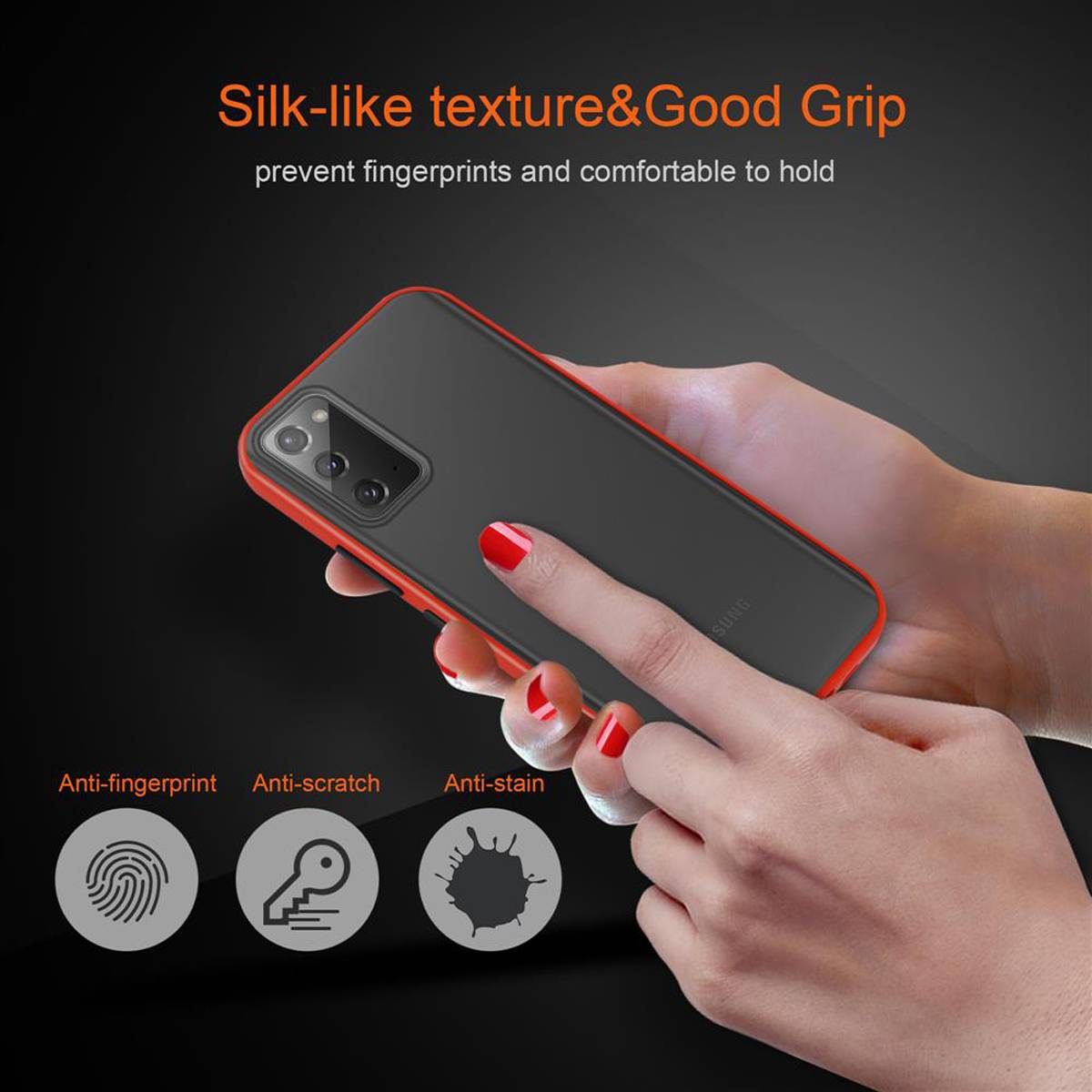 Cadorabo Hülle für Samsung Galaxy NOTE 20 Schutz Hülle in Transparent Handyhülle Hybrid Schutzhülle Etui TPU Silikon