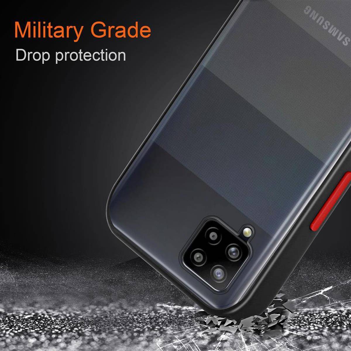 Cadorabo Hülle für Samsung Galaxy A42 5G / M42 5G Schutz Hülle in Transparent Handyhülle Hybrid Schutzhülle Etui TPU