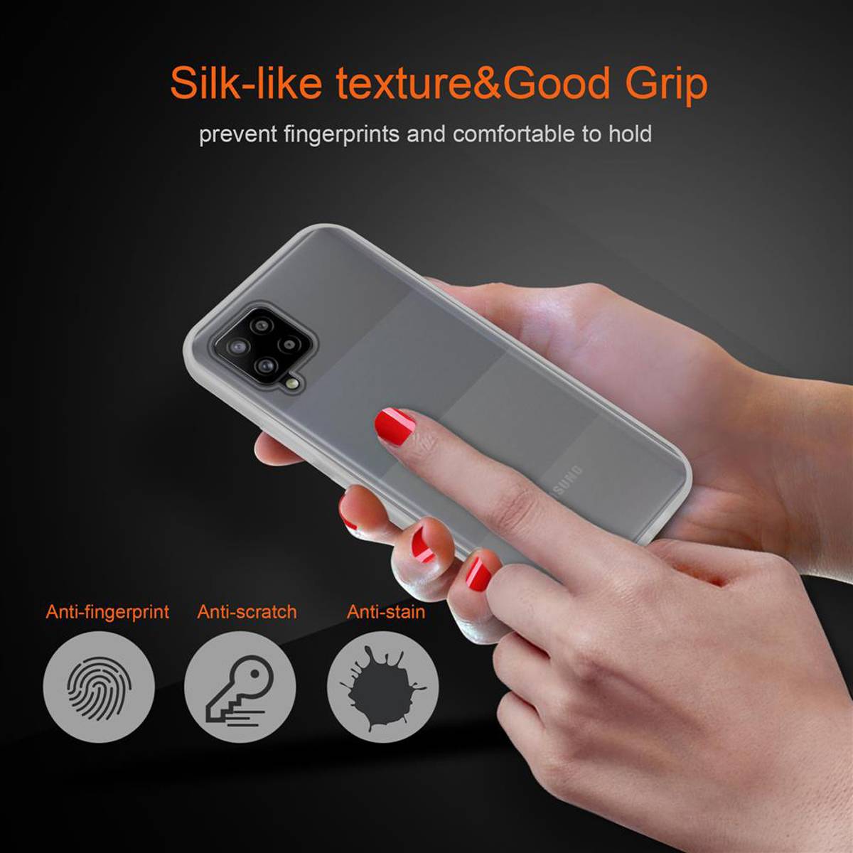 Cadorabo Hülle für Samsung Galaxy A42 5G / M42 5G Schutz Hülle in Transparent Handyhülle Hybrid Schutzhülle Etui TPU