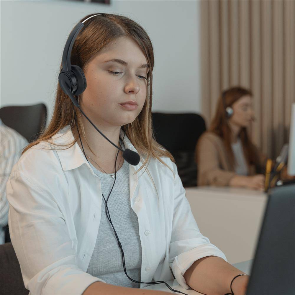 Cadorabo USB Headset in SCHWARZ - Kopfhörer für Laptop Computer PC mit Noise-Cancelling Mikrofon