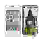 Cadorabo Hülle für Apple iPhone 4 / 4S Schutz Hülle in Grau Hard Case Schutzhülle Handyhülle Cover Etui
