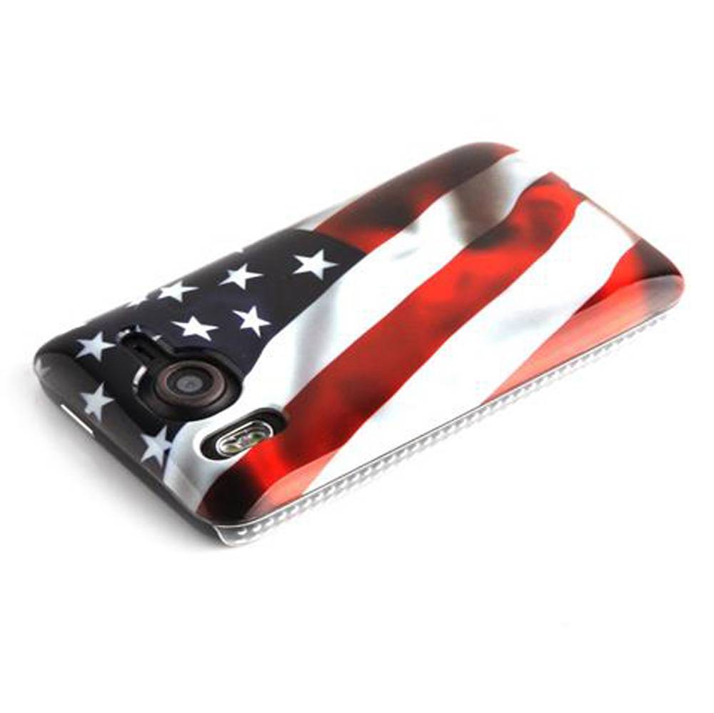 Cadorabo Hülle für HTC Desire HD Schutz Hülle in Rot Hard Case Schutzhülle Handyhülle Cover Etui