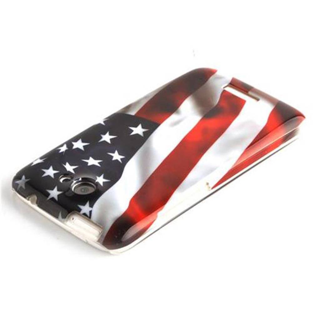 Cadorabo Hülle für HTC ONE X / X+ Schutz Hülle in Rot Hard Case Schutzhülle Handyhülle Cover Etui