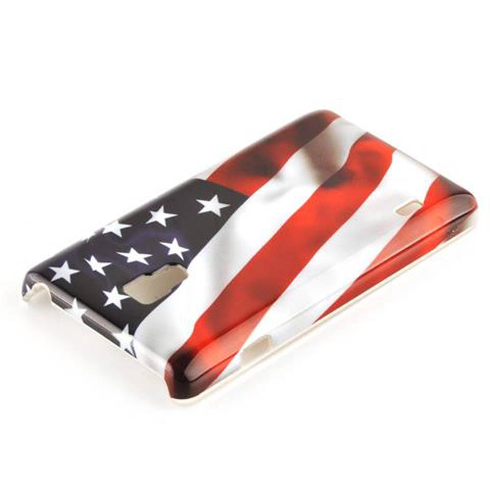 Cadorabo Hülle für LG OPTIMUS L7 II Schutz Hülle in Rot Hard Case Schutzhülle Handyhülle Cover Etui