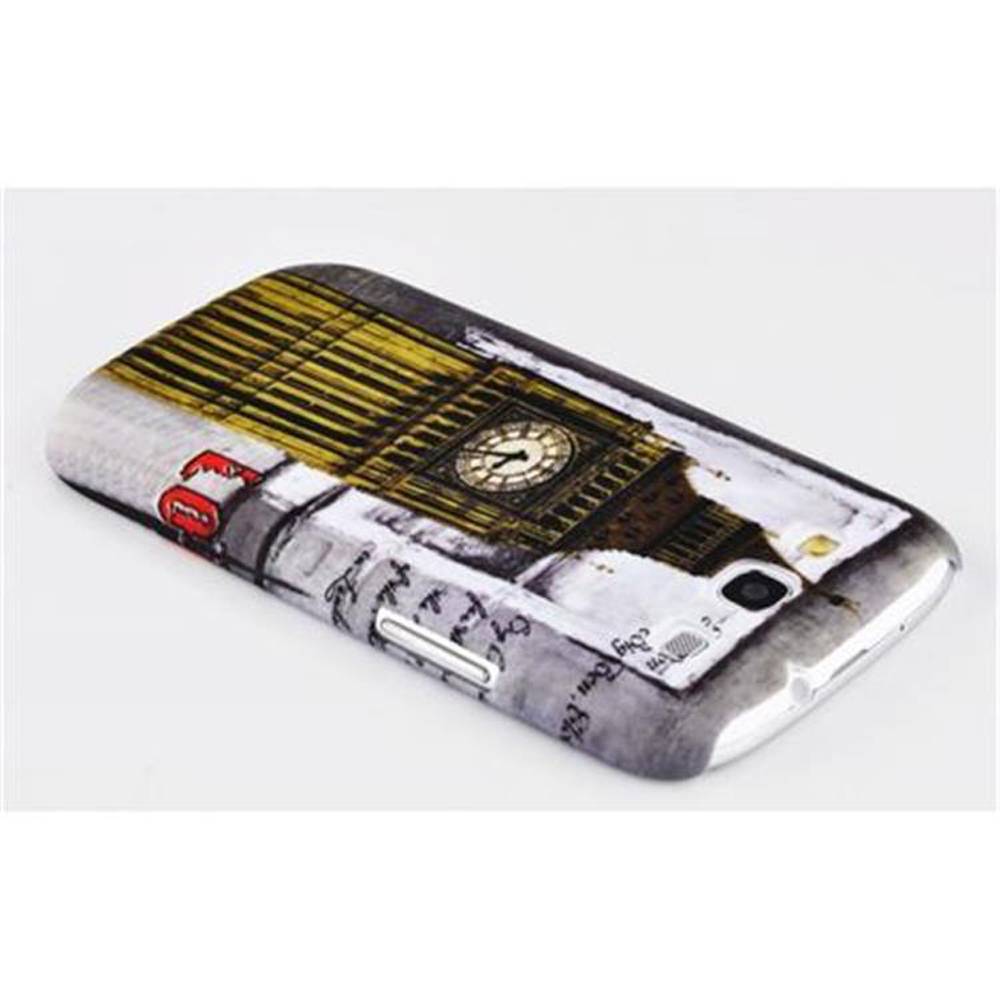 Cadorabo Hülle für Samsung Galaxy S3 / S3 NEO Schutz Hülle in Grau Hard Case Schutzhülle Handyhülle Cover Etui