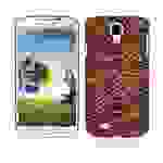 Cadorabo Hülle für Samsung Galaxy S4 Schutz Hülle in Braun Hard Case Schutzhülle Handyhülle Cover Etui
