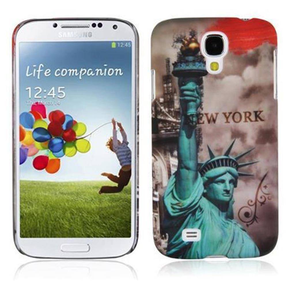 Cadorabo Hülle für Samsung Galaxy S4 Schutz Hülle in Braun Hard Case Schutzhülle Handyhülle Cover Etui