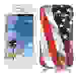 Cadorabo Hülle für Samsung Galaxy TREND LITE Schutz Hülle in Rot Hard Case Schutzhülle Handyhülle Cover Etui