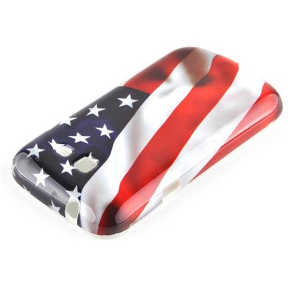 Cadorabo Hülle für Samsung Galaxy TREND LITE Schutz Hülle in Rot Hard Case Schutzhülle Handyhülle Cover Etui