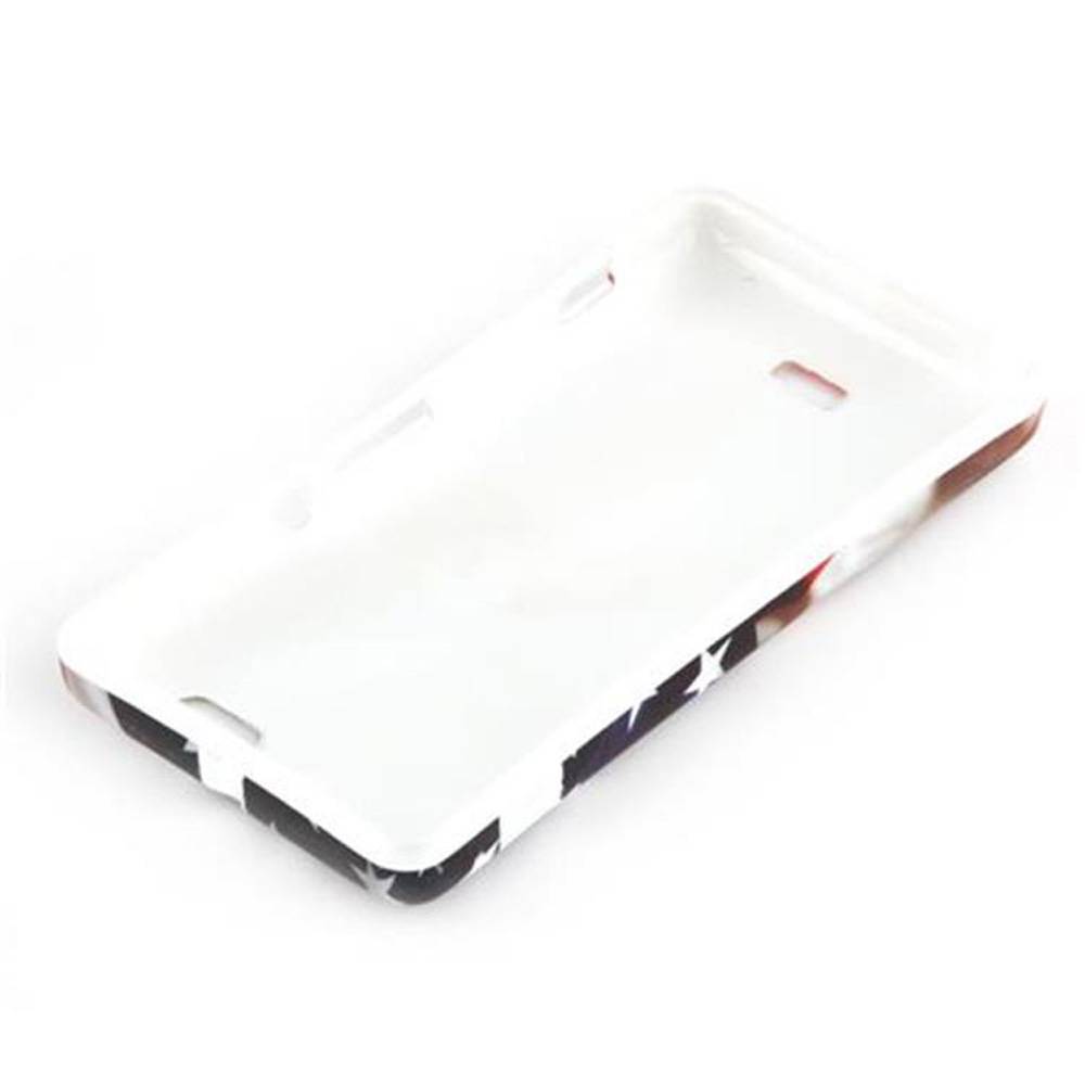 Cadorabo Hülle für Sony Xperia M Schutz Hülle in Rot Hard Case Schutzhülle Handyhülle Cover Etui