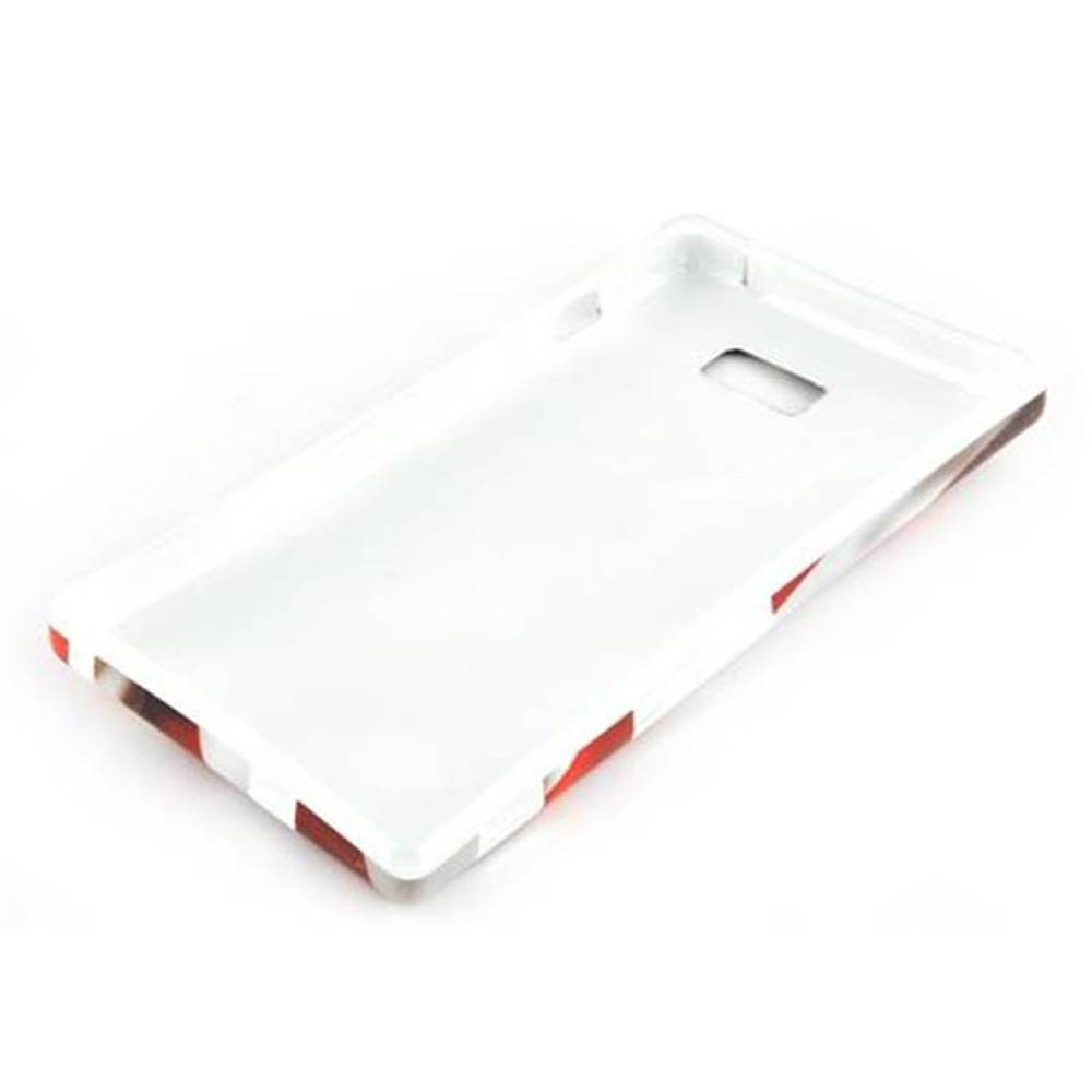 Cadorabo Hülle für Sony Xperia M2 / M2 AQUA Schutz Hülle in Rot Hard Case Schutzhülle Handyhülle Cover Etui