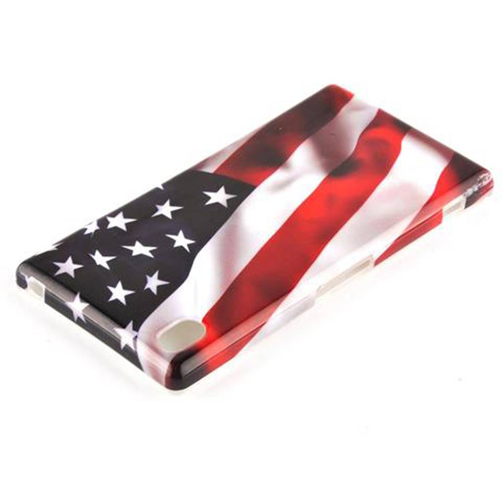 Cadorabo Hülle für Sony Xperia Z1 Schutz Hülle in Rot Hard Case Schutzhülle Handyhülle Cover Etui