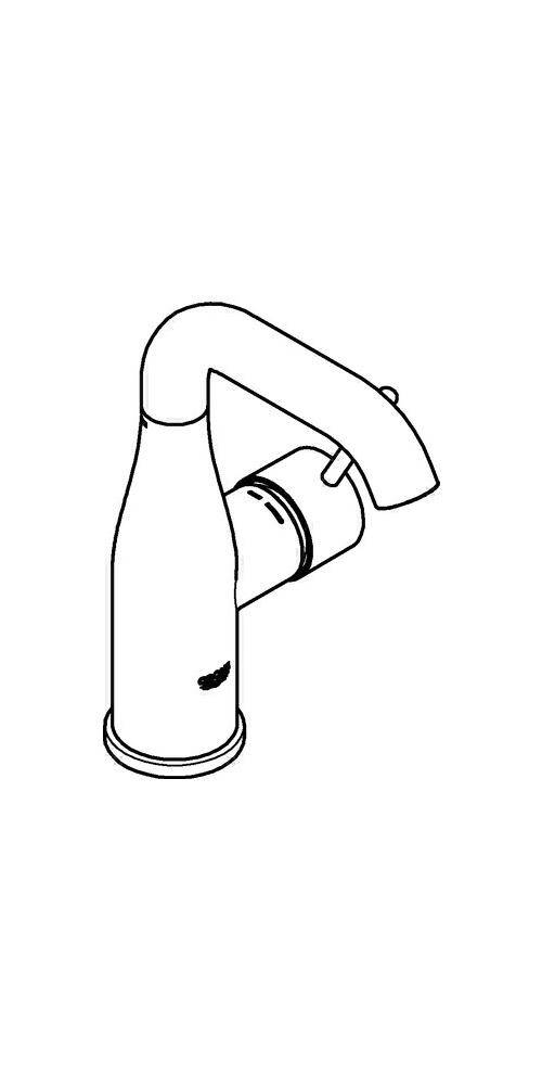 GROHE Einhand-Waschtischbatterie ESSENCE DN 15, M-Size, glatter