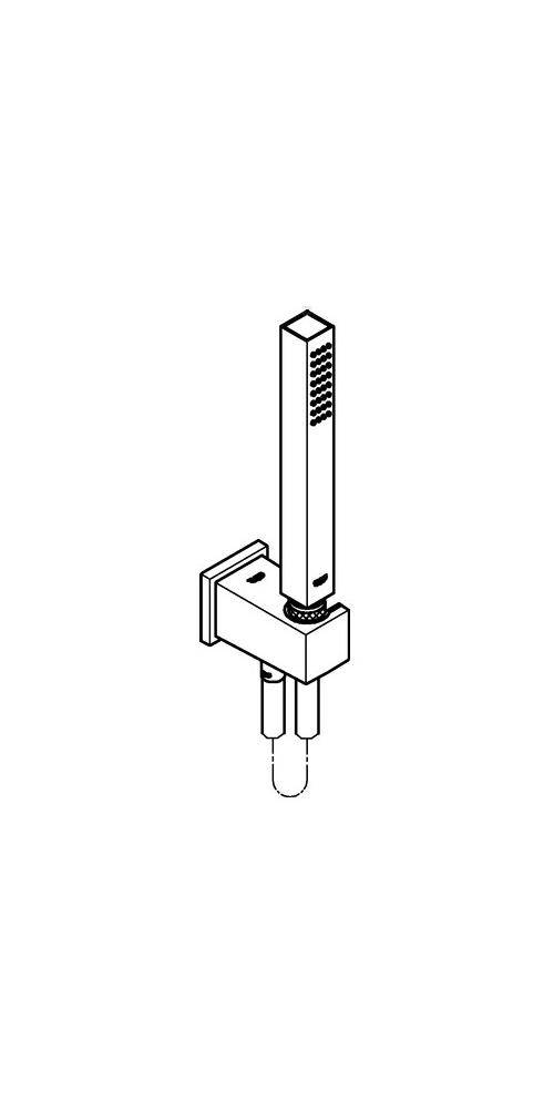 GROHE Wandhalterset Euphoria Cube Stick Wa Sv 9,5 l/m Handbr WBH m