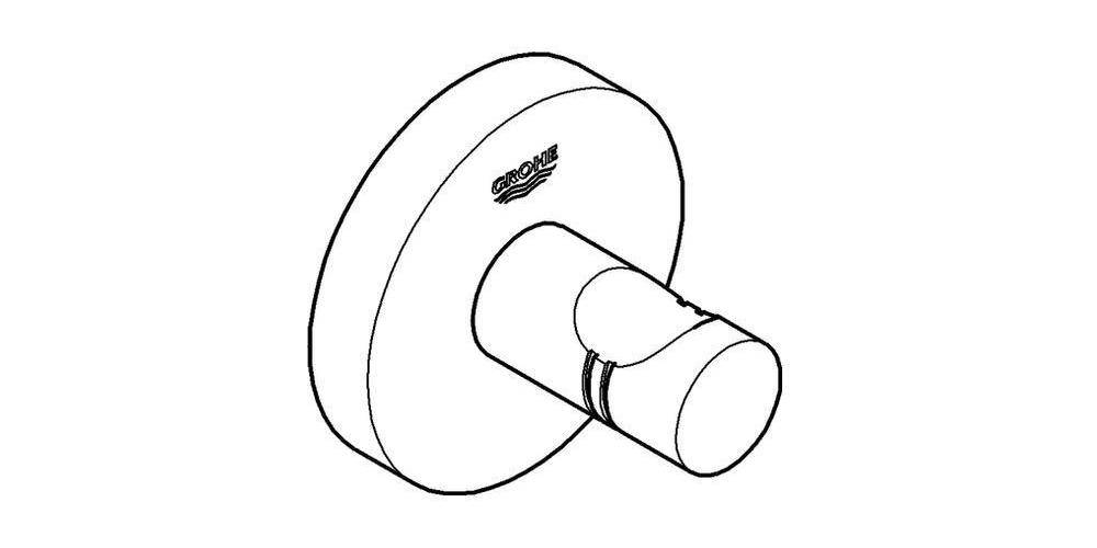 GROHE Bademantelhaken ESSENTIALS supersteel