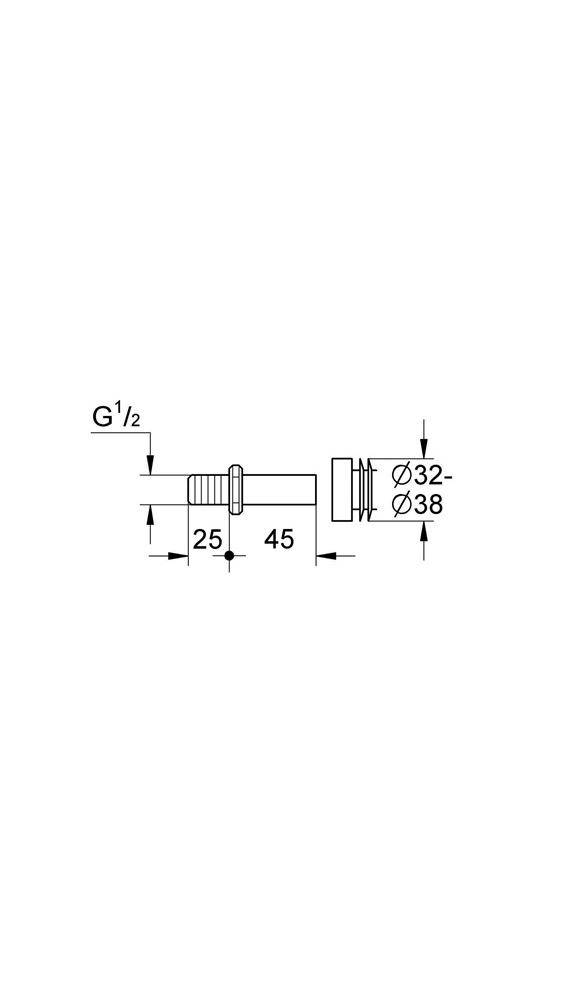 GROHE Einlaufgarnitur 1/2Zoll