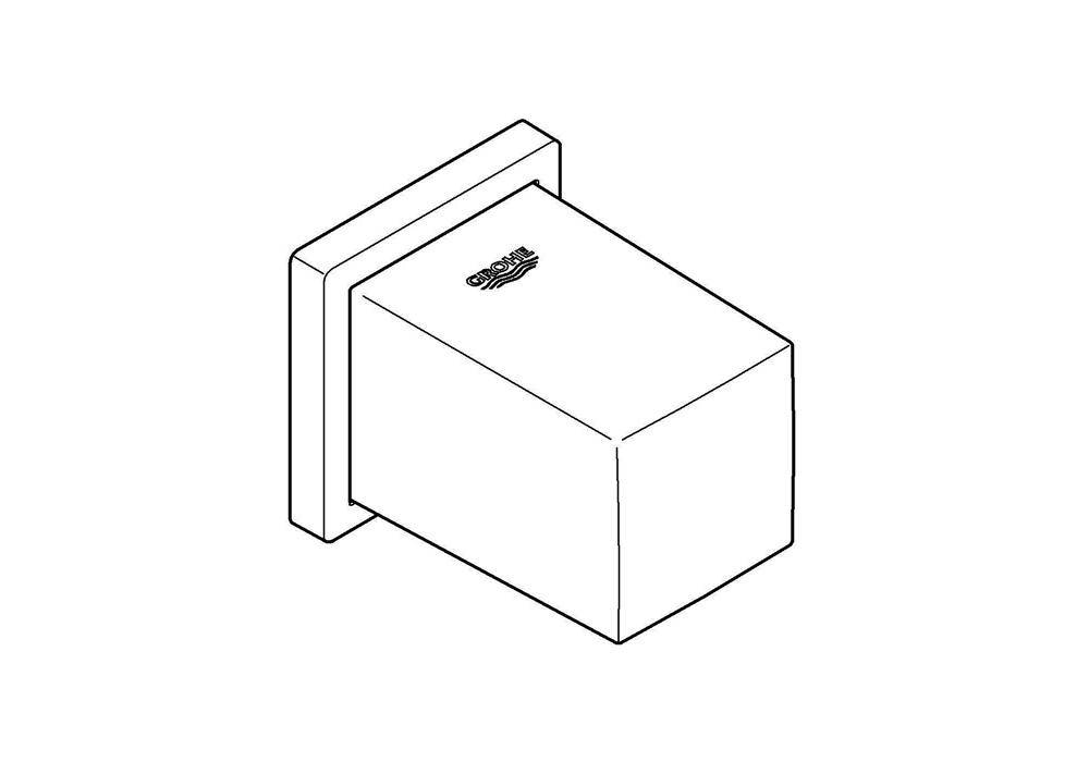 GROHE Wandanschlussbogen EUPHORIA CUBE 1/2Zoll chr chrom