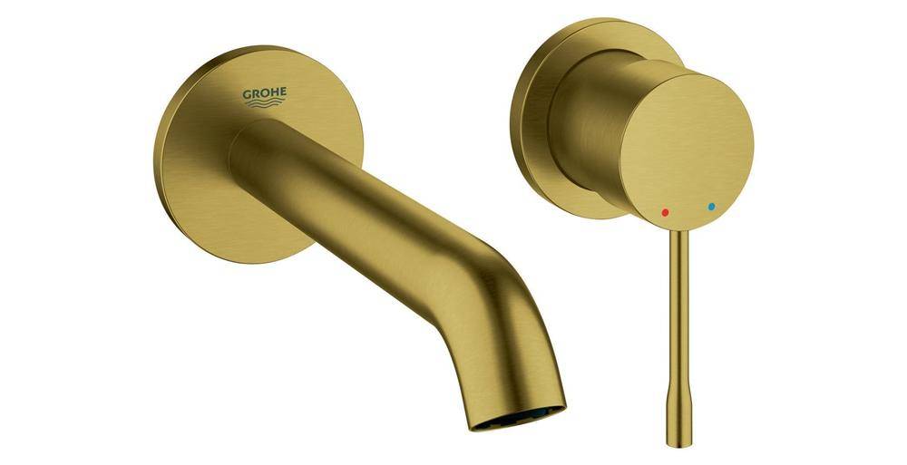 GROHE 2-Loch-Waschtischbatterie ESSENCE Ausladung 183mm Cool Sunrise