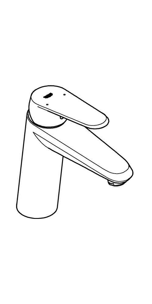 GROHE EH-WTbatt EURODISC C 1/2Zoll M-Size glatter Körper chr