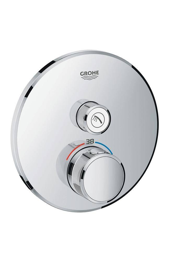GROHE Thermostat GROHTHERM SMARTCONTROL rd 1 ASV chr chrom