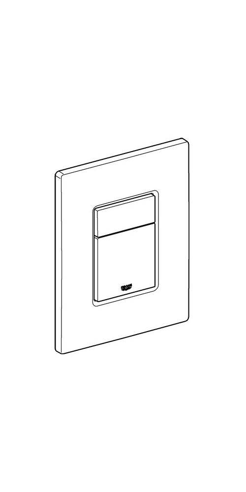 GROHE Abdeckplatte SKATE COSMOPOLITAN 156x197mm hard graphite