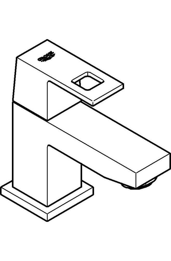 GROHE Standventil EUROCUBE XS-Size chr chrom