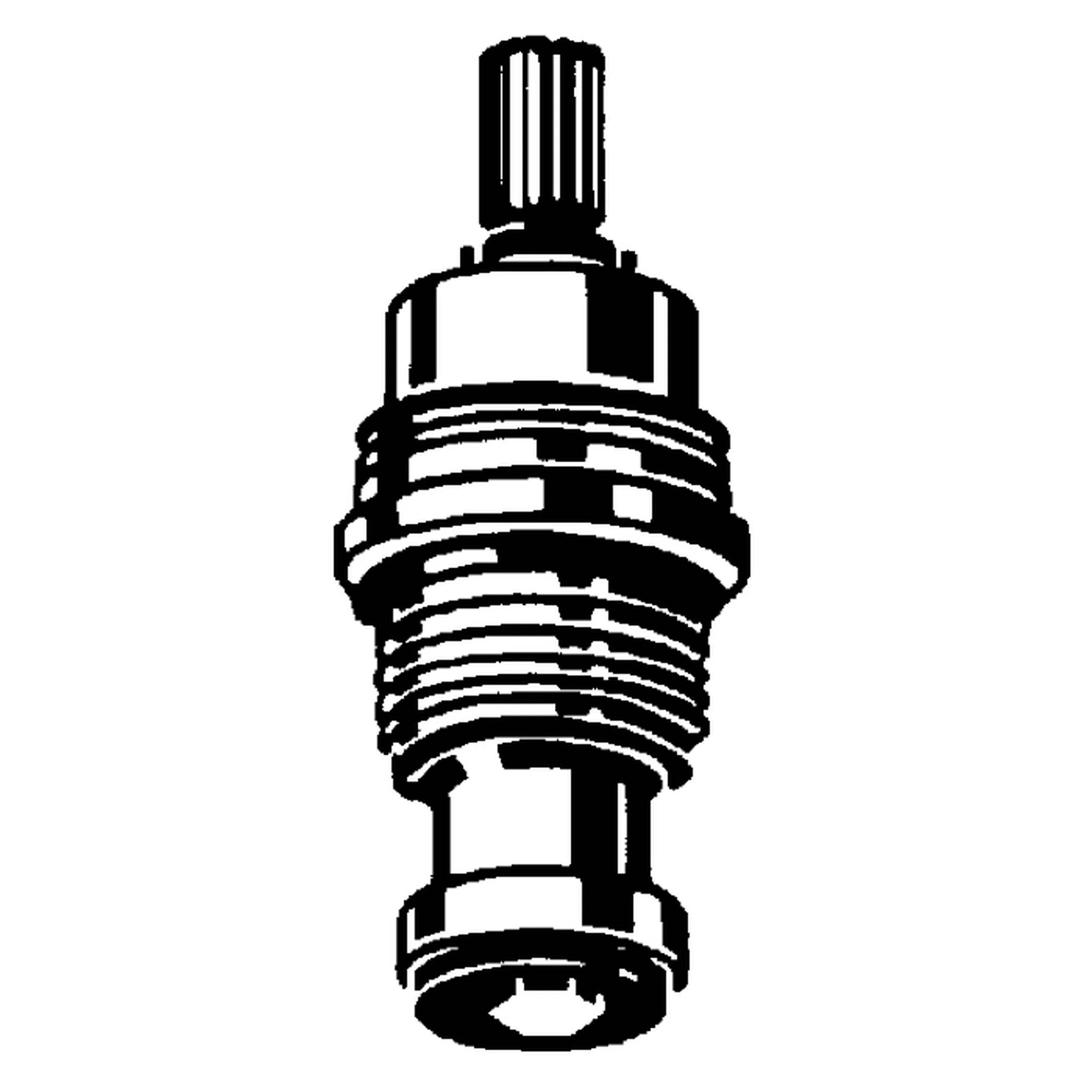 Grohe Armaturenoberteil kurze Spindel 3/8 Zoll für Absperrventile Sanitär, 1 Stk.