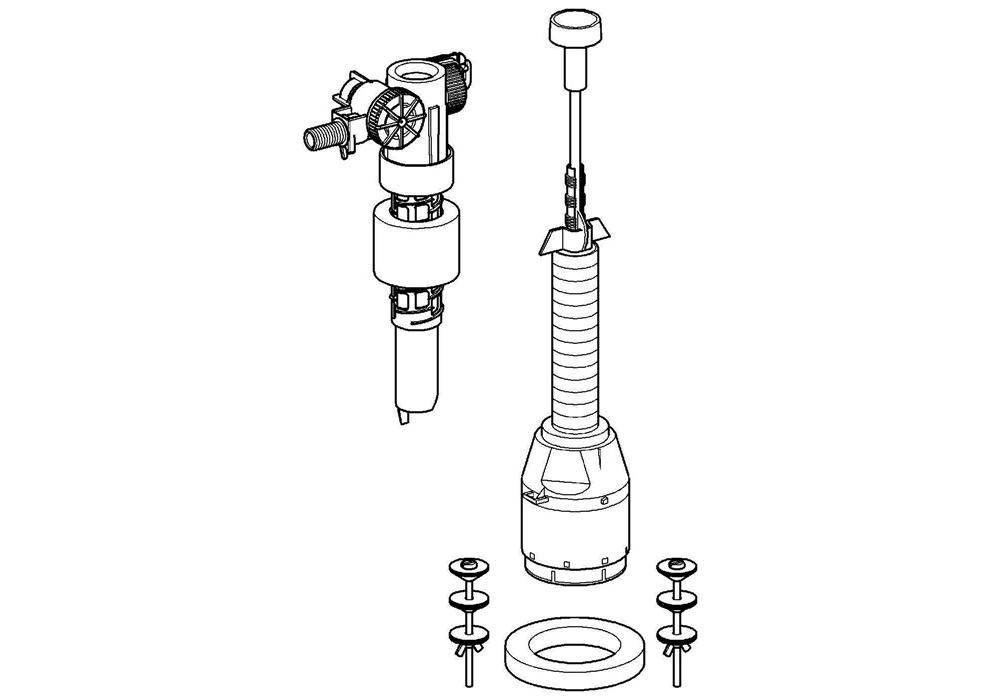GROHE Austauschgarnitur mattchr/chr