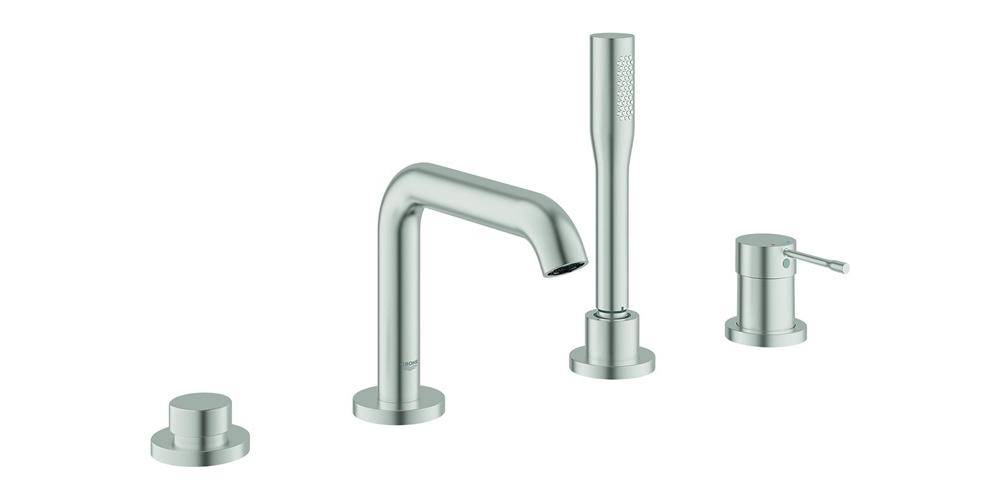 GROHE 4L-EH-Wannenkombi ESSENCE supersteel